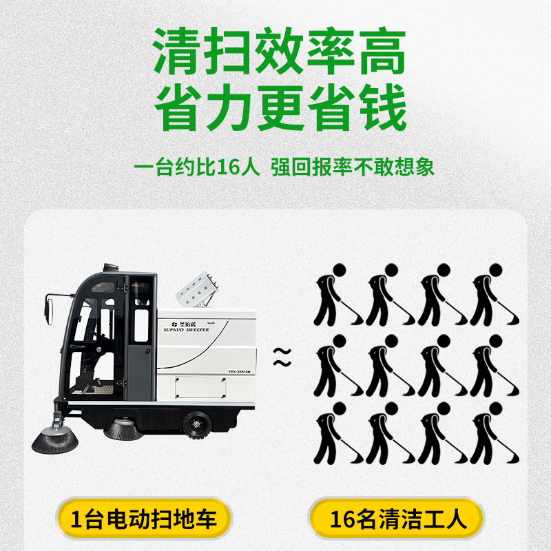 林州电动扫地车：工厂清洁效率的革命性提升